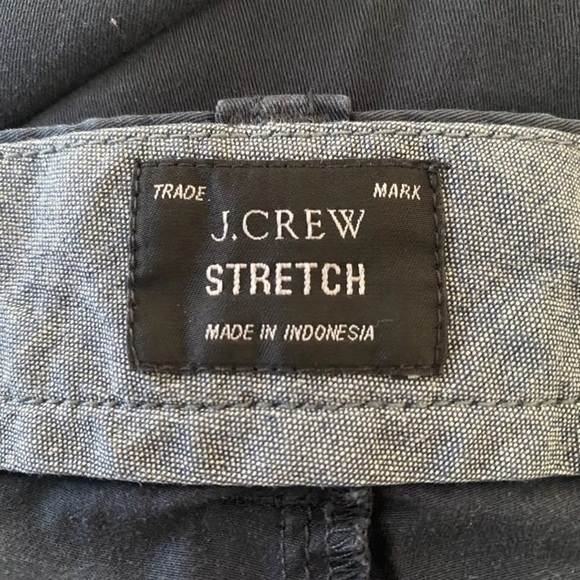 J Crew Navy Blue Stretch Chino 9” Shorts‎ Men’s Size 38 (1080) - Picture 6 of 8